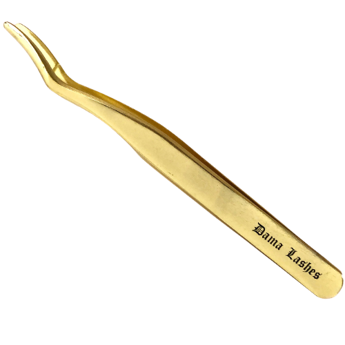 Gold eyelash applicator
